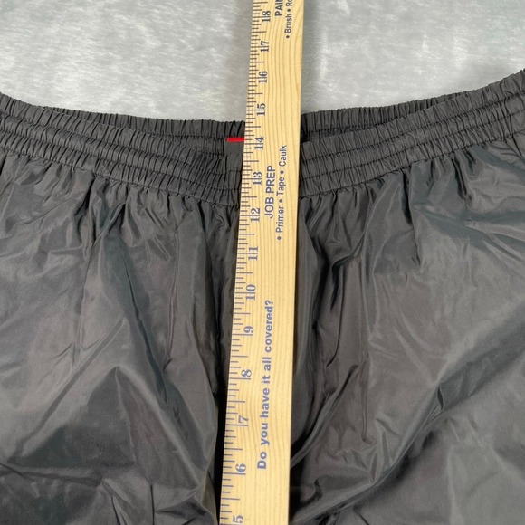 Tek Gear Pants Mens Large Black Gray Jersey Lined Windbreaker Vintage Y2K - Picture 10 of 16